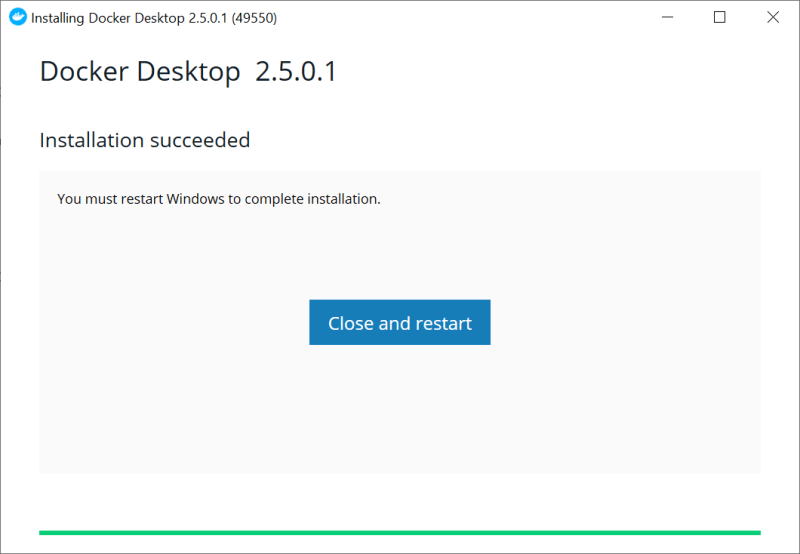 Docker Desktop Installation - Deploy ShinyApps with Azure and Docker