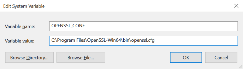 Edit System Variable on Windows 10