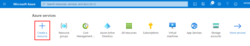 Add a new resource in Azure Portal - Deploy ShinyApps with Azure and Docker