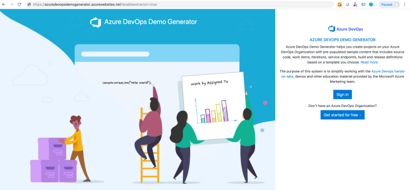 Azure DevOps Demo Generator Azure DevOps Demo Generator