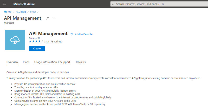  Create a new API Management Service in the Azure portal - How to use an Azure API Management Service