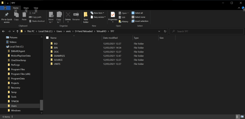 Extract file for Turbo Pascal 7