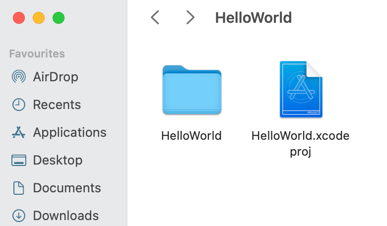 HelloWorld on disk - Hello World using Xcode and Swift