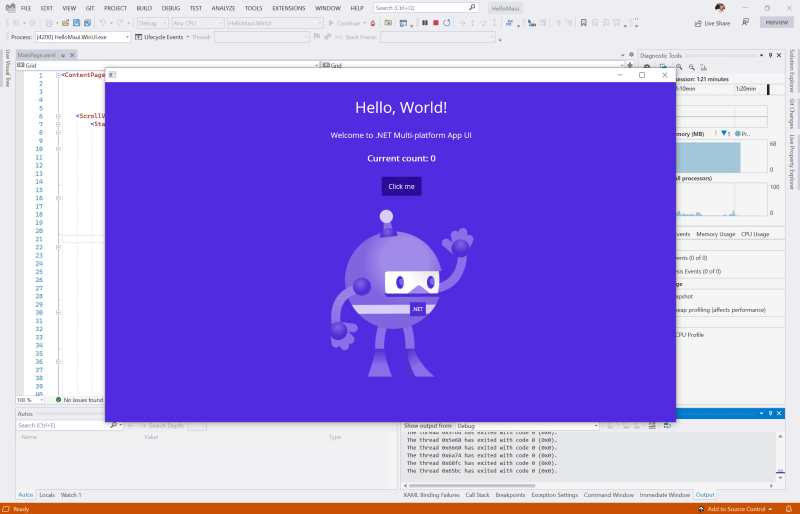 Run the application in Windows