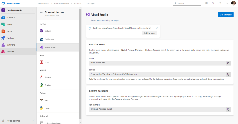 Visual Studio instructions