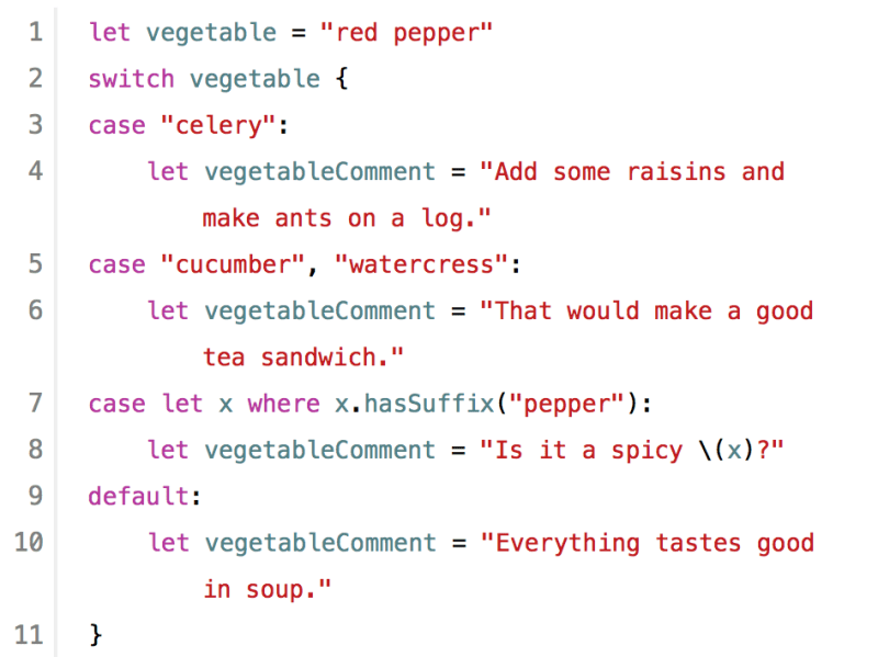 Swift syntax is easy to read because of logical english function names - This is Swift!