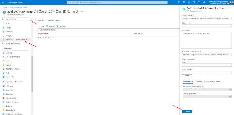 Add OpenID to the API Management Service - Call API Management from Blazor