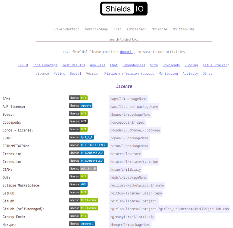 Shields.io Licence badge - How to add badges to a GitHub repository