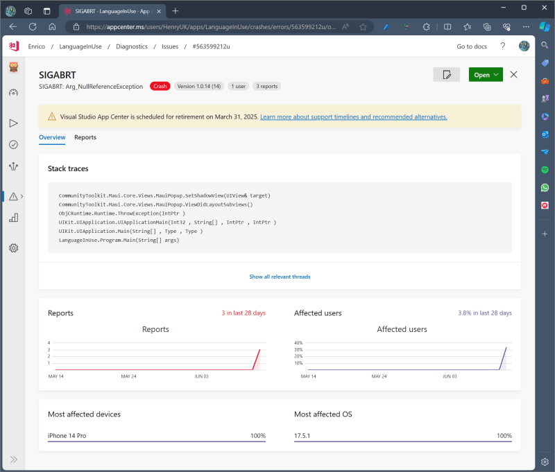 CommunityToolkit.Maui.Core.Views.MauiPopup.SetShadowView error