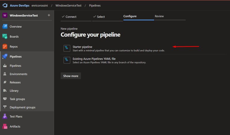 Configure your pipeline