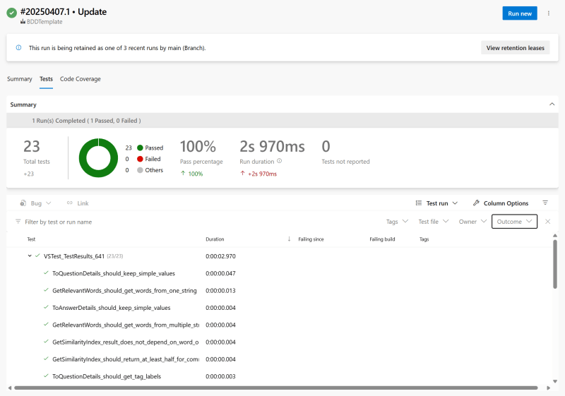 Azure DevOps: test result in the pipeline - Deploying Windows Services using Azure DevOps