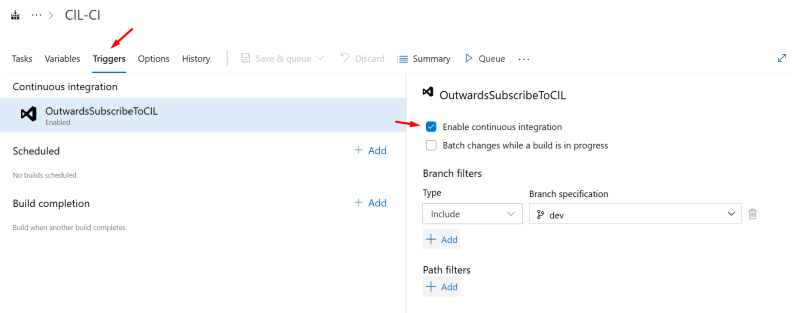 Enable continuous integration