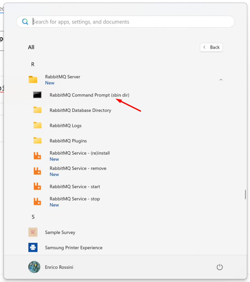 RabbitMQ Command Prompt - Resilient connection to RabbitMQ