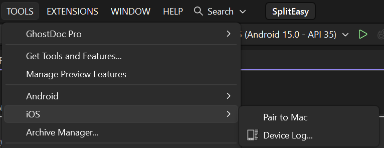 iOS > Pair a Mac - Publishing a .NET MAUI app to the App Store from a Windows machine