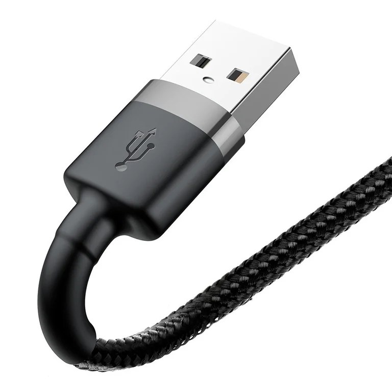 Baseus Cafule 1 Meter Nylon Braided Cable USB To Lightning QC3.0 2.4A
