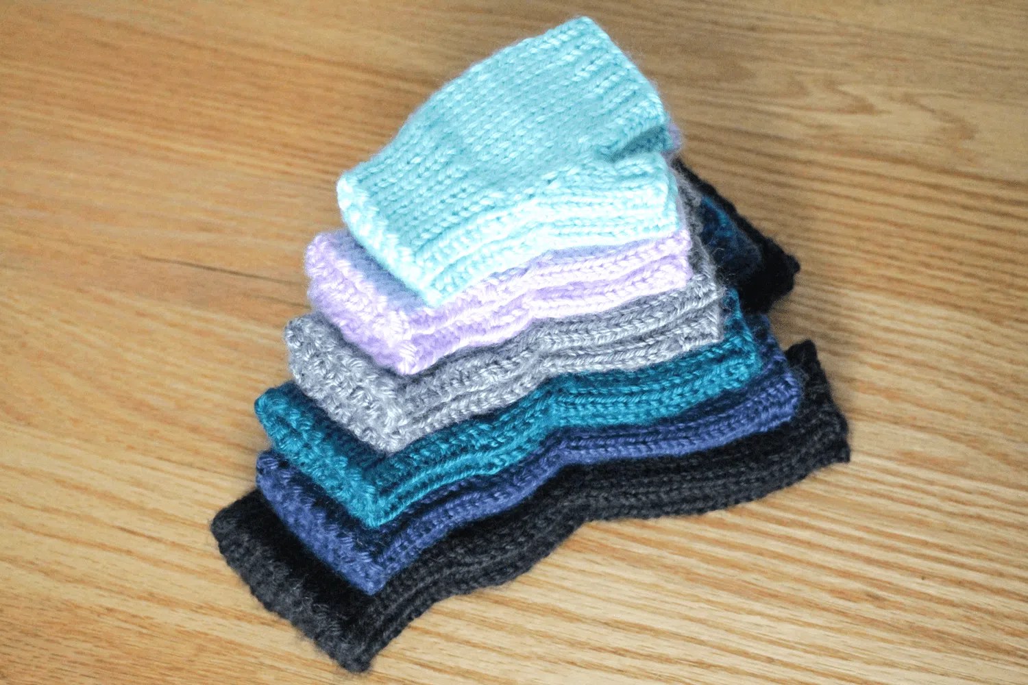 baby fingerless mittens