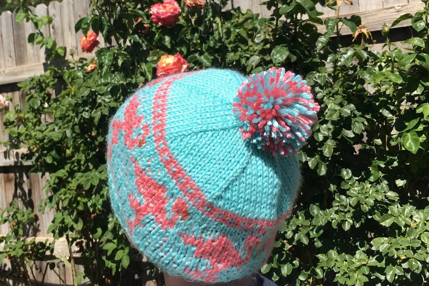 Pink Flamingo Hat Knitting Pattern by 