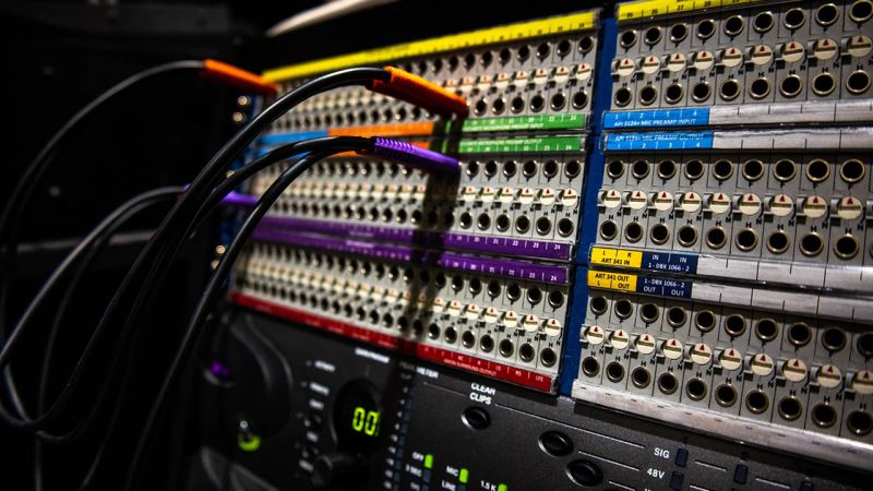 How To Use A Patchbay Spectre Sound Studios Tutorial The Beast - Classic Dark Art - Retina