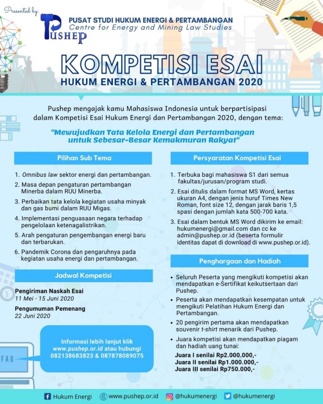 Pembagian Kewenangan Pusat dan Daerah Sektor Pertambangan Minerba dalam Perspektif Hukum Administrasi Negara. | PUSHEP