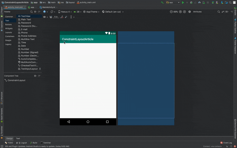 Getting Started With Constraintlayout In Kotlin Part 2 Understanding Constraints Bias And - Perfect Mobile Landscape Patterns | Free Download