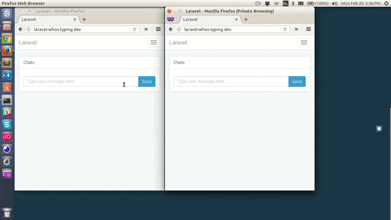 Build A Typing Indicator With Laravel Pusher Tutorials - Light Photos - Modern Retina Collection