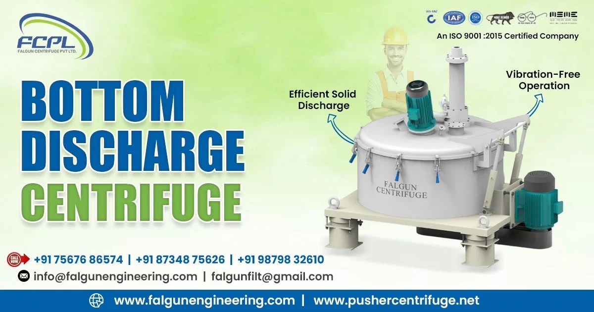 Supplier of Bottom Discharge Centrifuges in Tirupur