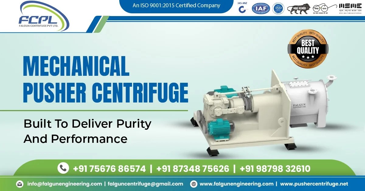 Mechanical Pusher Centrifuge in Austria
