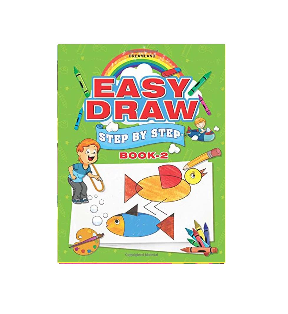 Easy Draw Step By Step Book 2 English Pushmycart