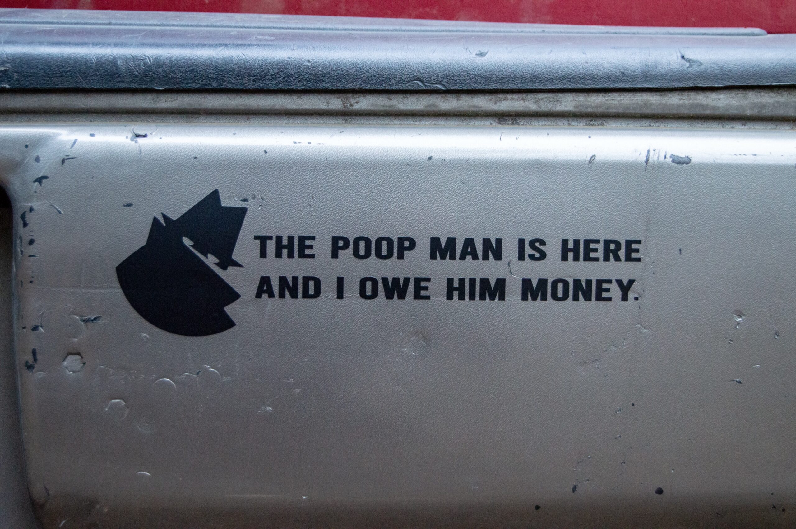 The Poop Man Is Here