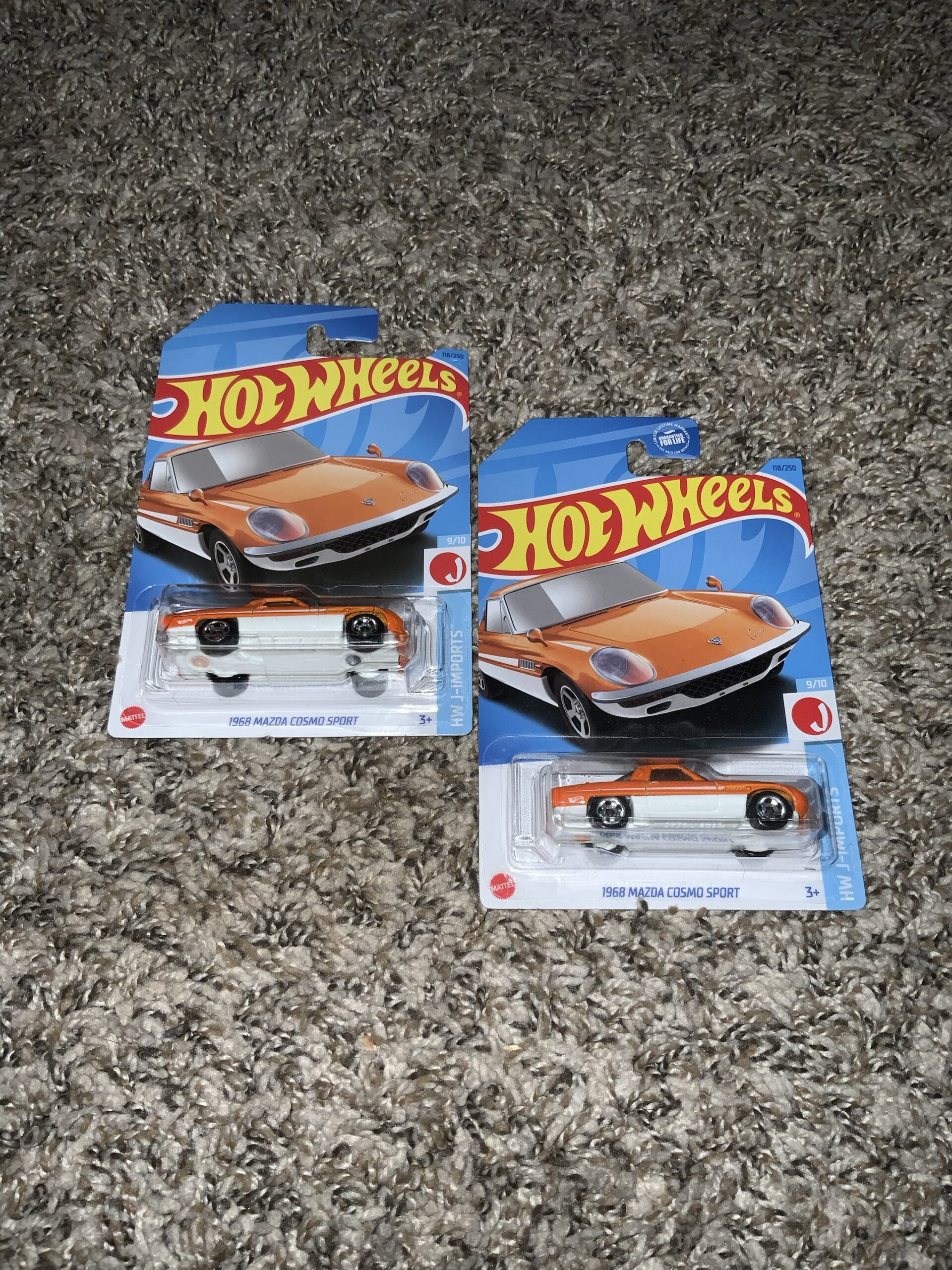 1968 Mazda Cosmo Sport "HW J-Imports" 9/10 Hot Wheels