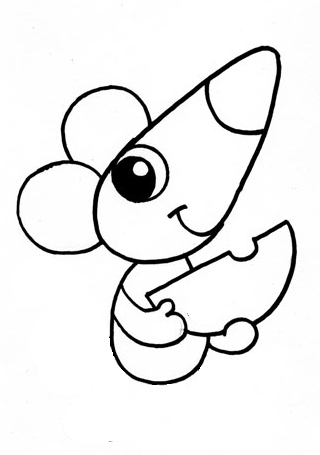 как рисовать мышку для детей