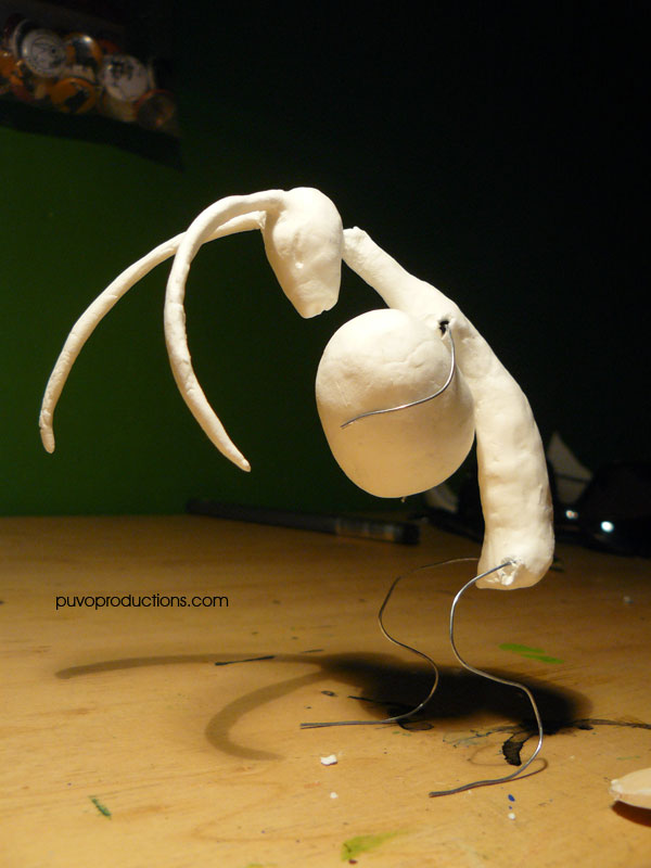 Da Fimo light beim Trocknen leichter wird, bestand die Gefahr, dass die Balance nach dem Trocknen nicht mehr stimmt...