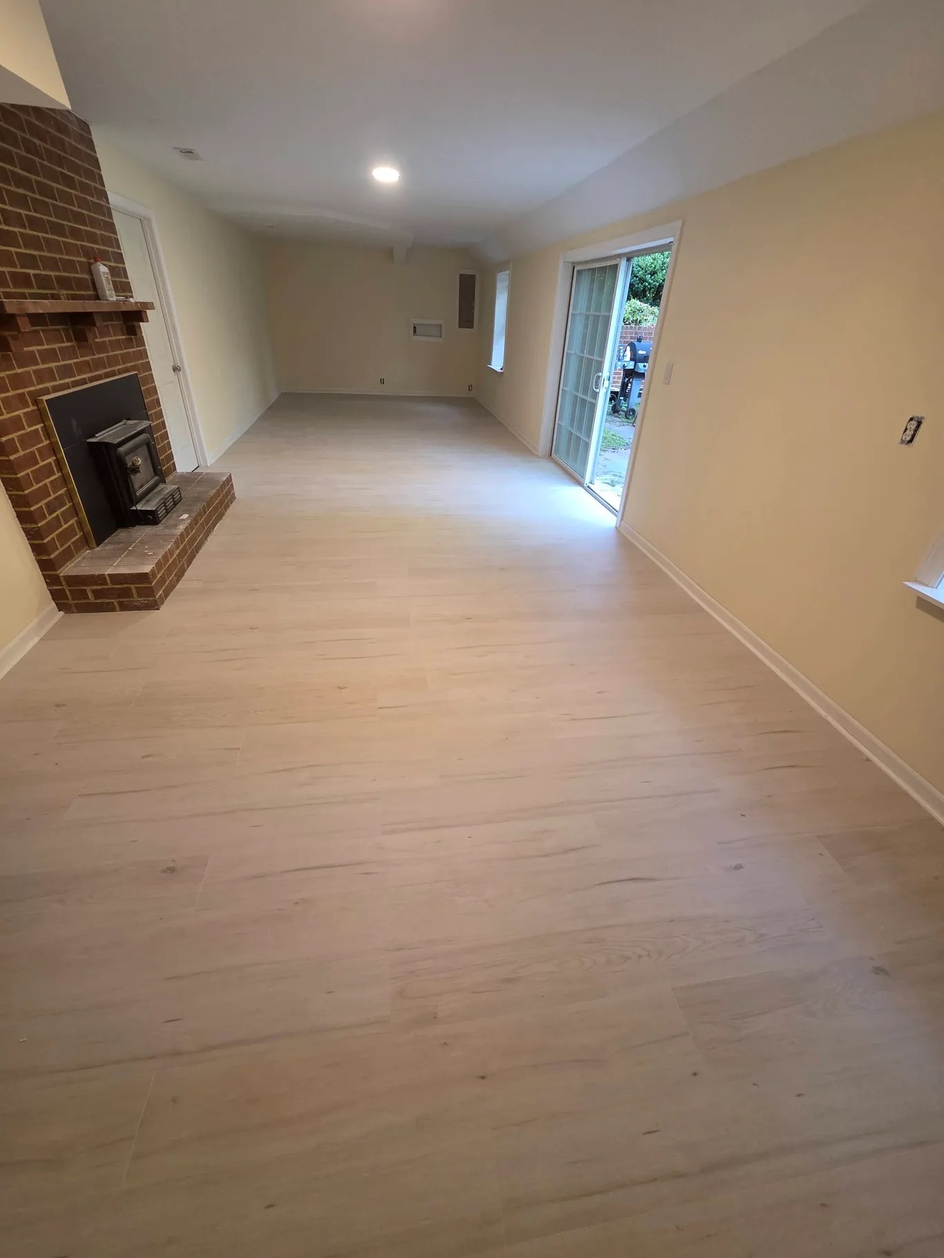 Residential basement renovation and finishing project