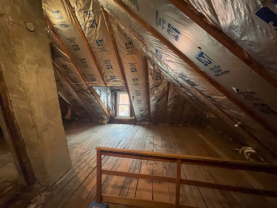 Attic before remodeling