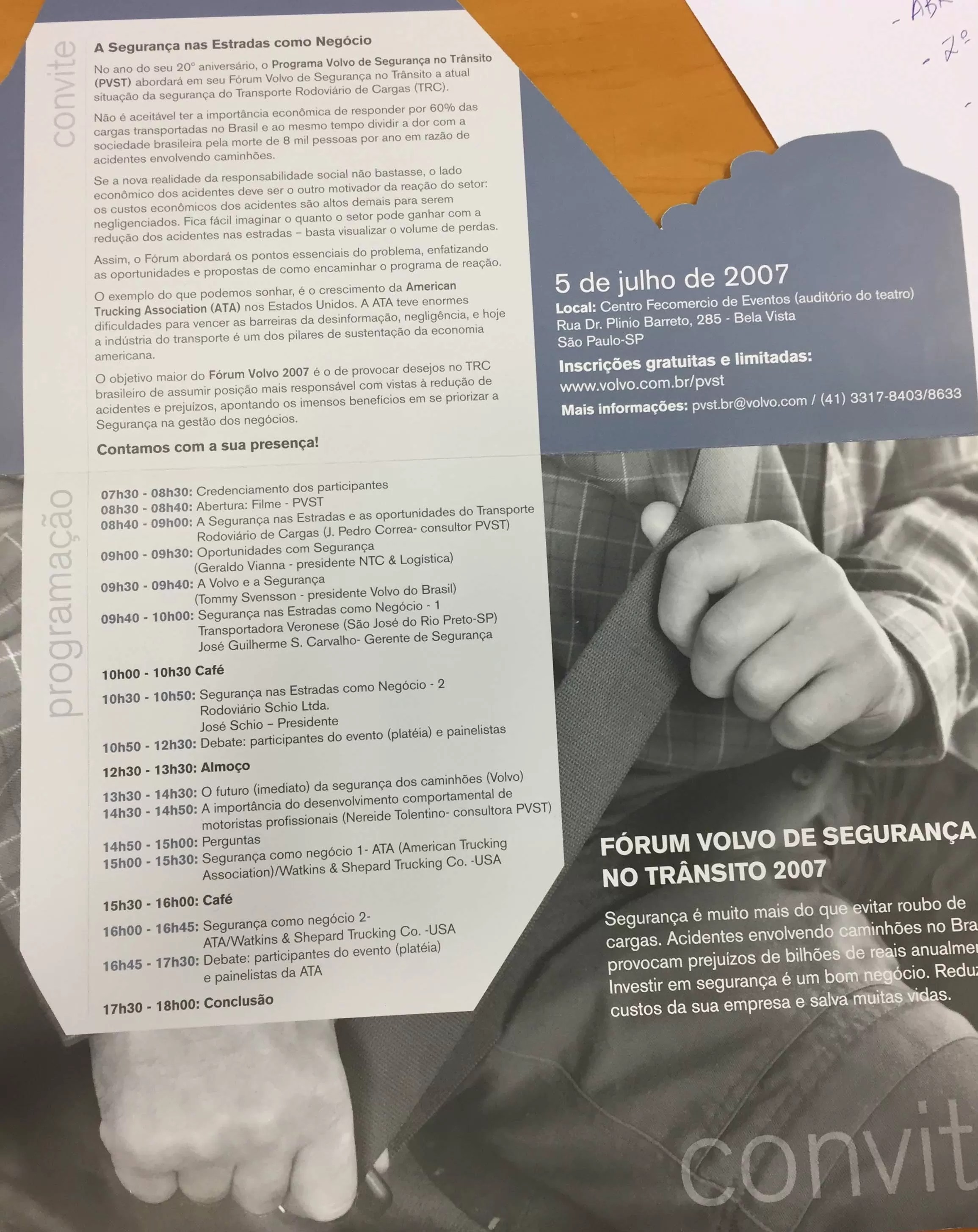 A norma 39001, que trata da gestão da segurança viária, foi … Programa Volvo De Seguranca No Transito