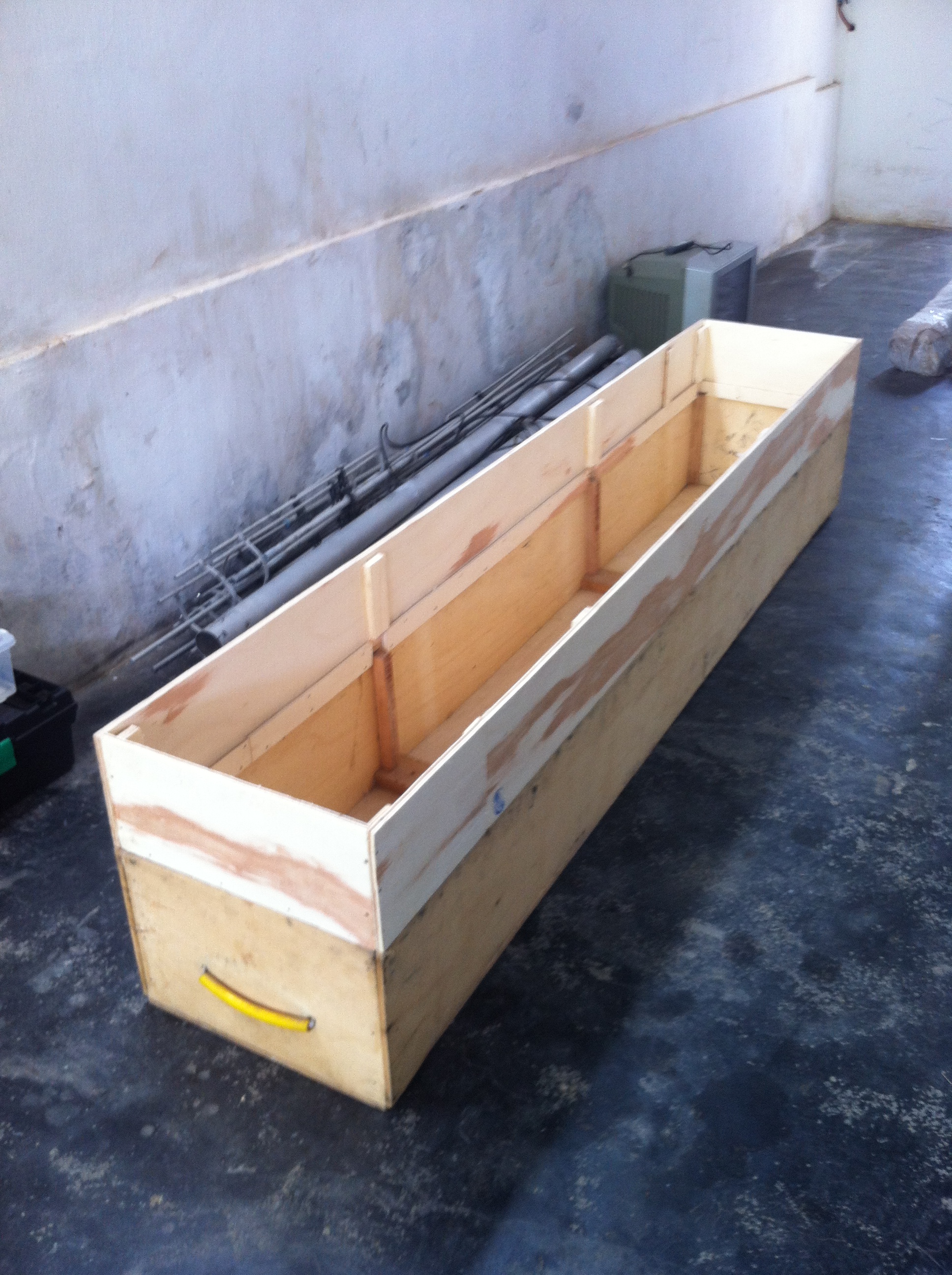 Wooden box for transportation