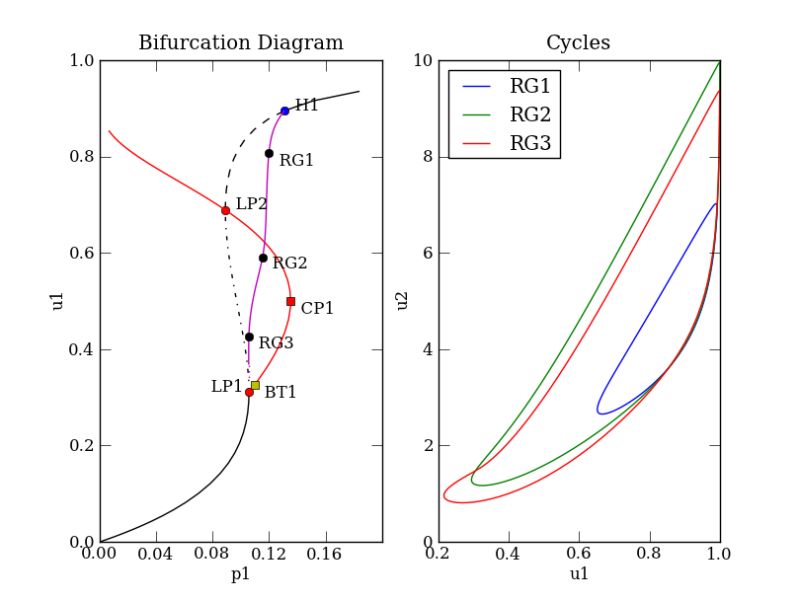Pycont Pydstool - Best Geometric Pictures in High Resolution