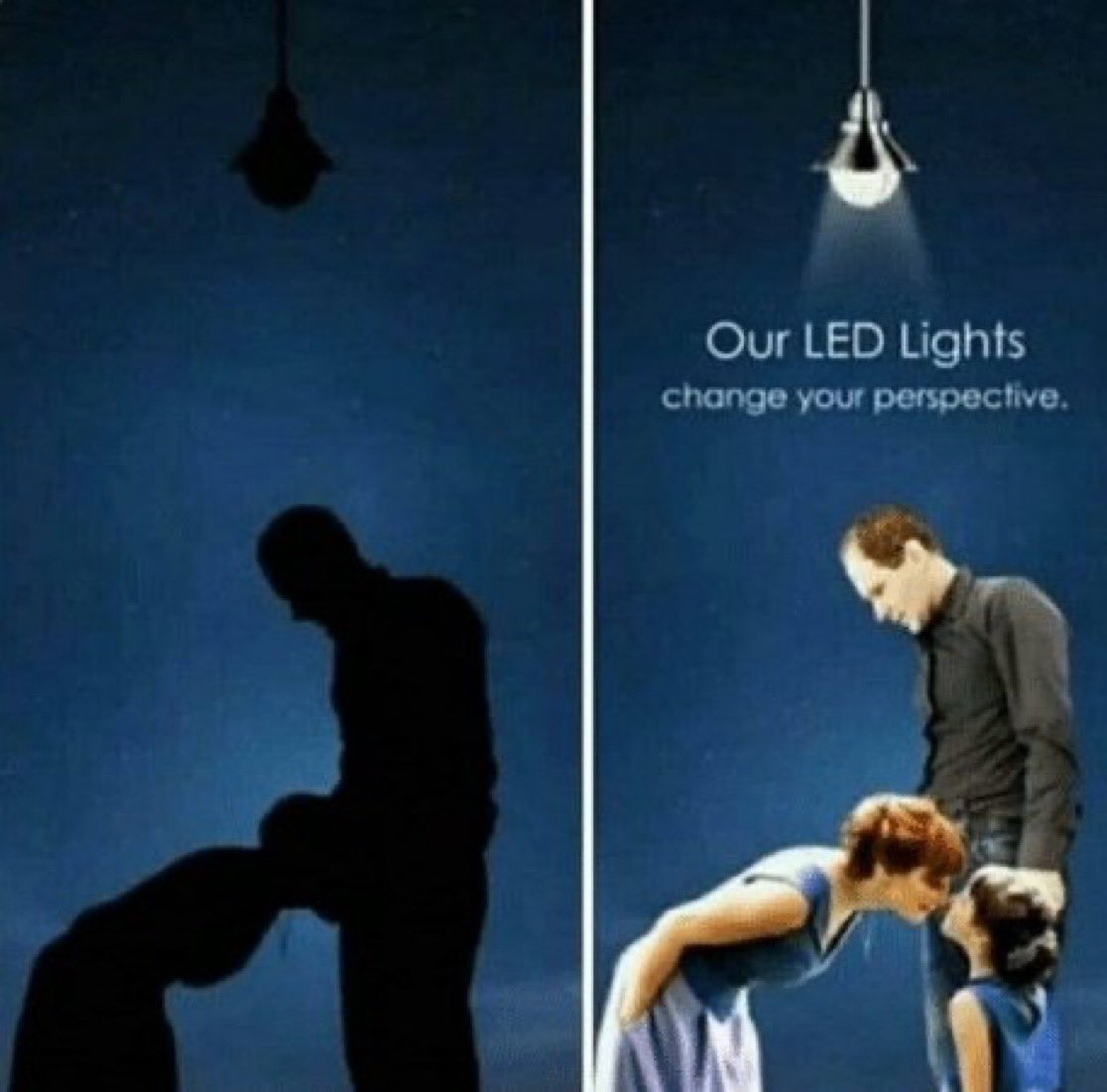 LED Lights ad (blowjob shadow)