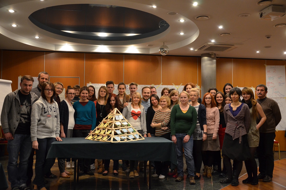 One of five Pyramid workshops facilitated in Poland as part of a multi-city planning initiative by the Sendizimir Foundation (Fundacja Sendzimira)