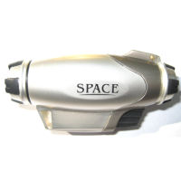 Space Single Flame Lighter - Metallic Silver/Grey