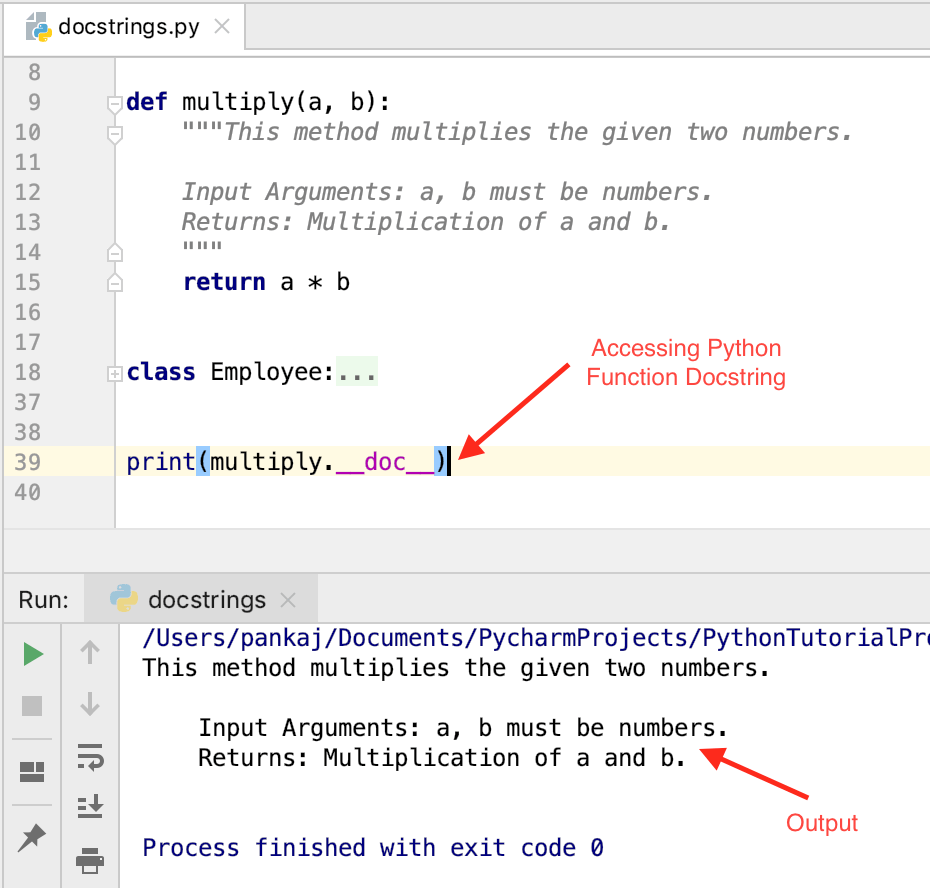 Let's talk about docstrings in python. Python Docstring - Ð²ÐµÑÐ¸, ÐºÐ¾ÑÐ¾ÑÑÐµ Ð²Ñ Ð´Ð¾Ð»Ð¶Ð½Ñ Ð·Ð½Ð°ÑÑ