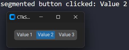 Segmented Buttons Tkinter Customtkinter 9 - Mountain Design Collection - 8K Quality