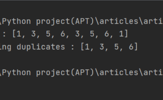 Python – Ways To Remove Duplicates From List - Python Programs