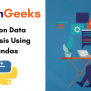 Python Data Analysis Using Pandas | Python Pandas Tutorial PDF For ...