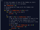 Python Program To Print Hollow Rhombus Star Pattern Python Programs