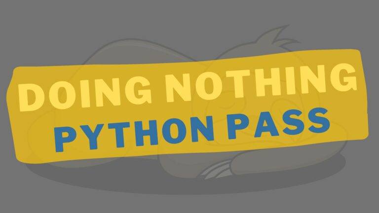 Real The Pass Statement How To Do Nothing In Python Https Realpython Com Python Pass - Download Incredible Landscape Design | Desktop