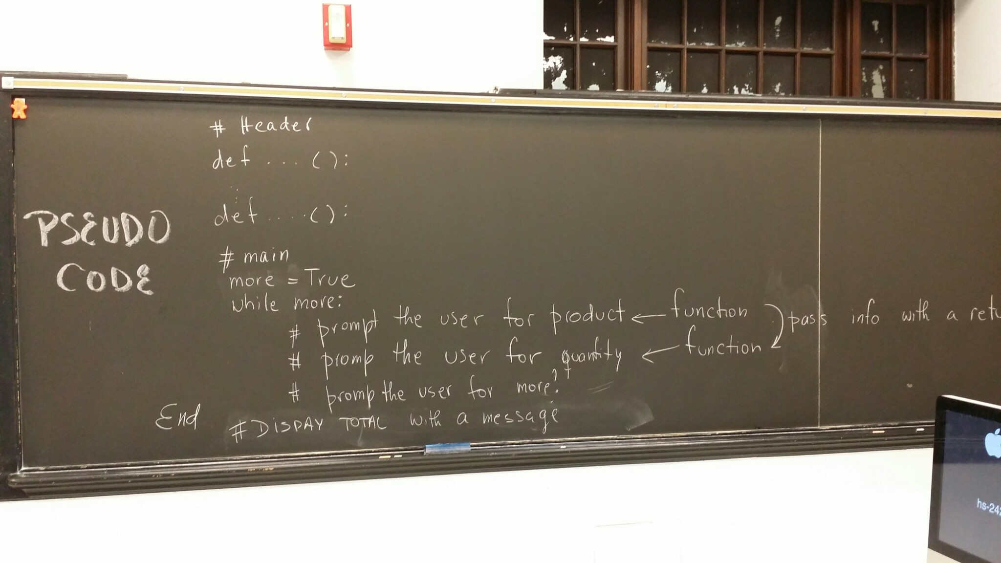 THE WHITE/BLACK BOARD | Mrs. Elia's Python