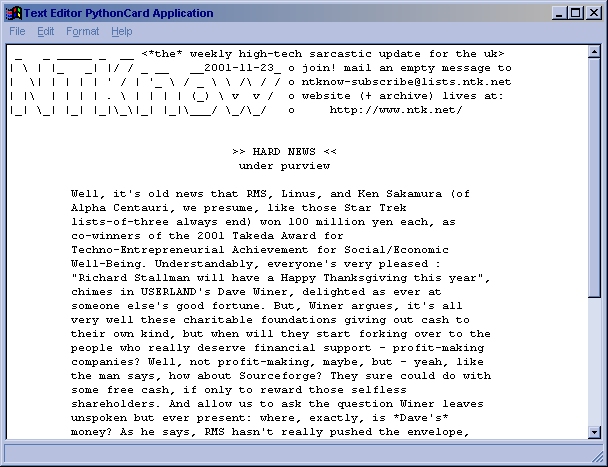 Pythoncard Prototype Samples 2 - Best Landscape Patterns in High Resolution