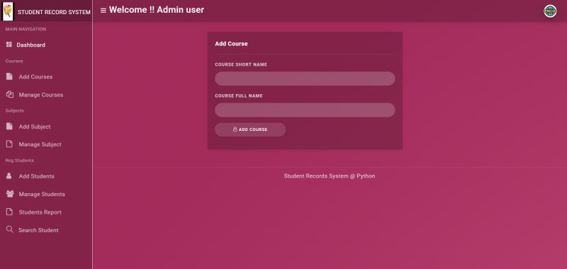 Student Record System Project In Python With Source Code And Report - Mountain Pattern Collection - Full HD Quality