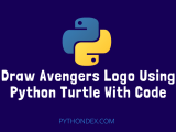 Draw Avengers Logo Using Python Pythondex